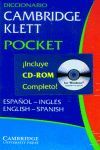 DICCIONARIO POCKET + CD-ROM ESPAÑOL-INGLES