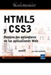 RECURSOS INFORMATICSO HTML5 Y CSS3 - DOMINE LOS ESTANDARES DE LAS APLICACIONES W