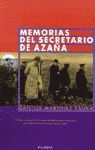 MEMORIAS DEL SECRETARIO DE AZAÑA