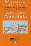 MAPA DE CARRETERAS DE ASTURIAS Y CANTABRIA