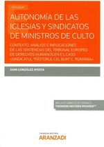 AUTONOMIA DE LAS IGLESIAS Y SINDICATOS DE MINISTROS DE CULT