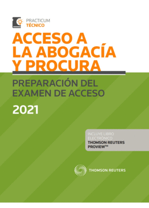 ACCESO A LA ABOGACIA Y PROCURA PREPARACION EXAMEN 2021 DUO