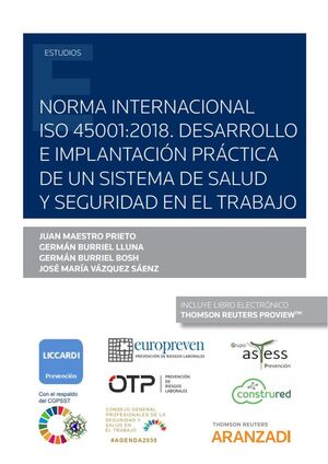 NORMA INTERNACIONAL ISO 45001:2018 DESARROLLO IMPLANTACION