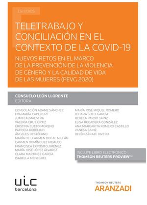 TELETRABAJO Y CONCILIACIÓN EN EL CONTEXTO DE LA COVID-19 (PAPEL + E-BOOK)