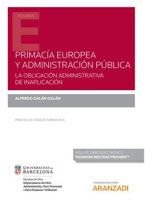 PRIMACIA EUROPEA Y ADMINISTRACION PUBLICA OBLIGACION ADMINI