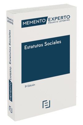 MEMENTO EXPERTO ESTATUTOS SOCIALES 3ª EDICIÓN