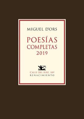 POESIAS COMPLETAS 2019 (D'ORS)