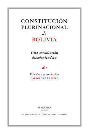 CONSTITUCIÓN PLURINACIONAL DE BOLIVIA