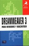 DREAMWEAVER 3 PARA WINDOWS Y MACINTOSH