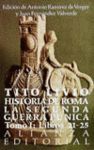 HISTORIA DE ROMA LA SEGUNDA GUERRA PUNICA I (TITO LIVIO)