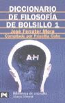 DICCIONARIO DE FILOSOFIA DE BOLSILLO, 1