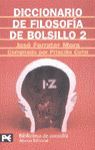DICCIONARIO DE FILOSOFIA DE BOLSILLO, 2