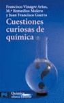 CUESTIONES CURIOSAS DE QUIMICA
