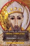 OBRAS COMPLETAS DE SANTO TOMÁS DE VILLANUEVA. V: CONCIONES 193-227. DOMINGOS DES