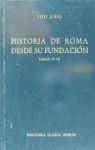 HISTORIA DE ROMA DESDE SU FUNDACION LIBROS IV-VII