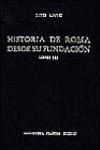 HISTORIA DE ROMA DESDE SU FUNDACION LIBROS I-III