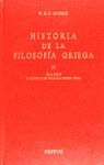 HISTORIA DE LA FILOSOFIA GRIEGA. TOMO IV