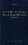 HISTORIA DE ROMA DESDE SU FUNDACION LIBROS XXI-XXV