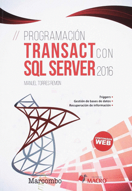 PROGRAMACIÓN TRANSACT CON SQL SERVER 2016