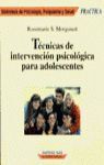 TECNICAS DE INTERVENCION PSICOLOGICA PARA ADOLESCENTES