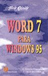 WORD 7 WINDOWS 95
