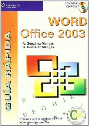 GUIA RAPIDA WORD OFFICE 2003 (CD-ROM)