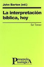 LA INTERPRETACION BIBLICA, HOY