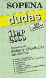 ITER 2000 DICC.DUDAS Y DIFICULTADES DEL IDIOMA