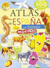 ATLAS DE ESPAÑA Y SUS ANIMALES CON PEGATINAS