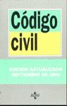 CODIGO CIVIL (ED. ACTUALIZADA SEPTIEMBRE 2000)
