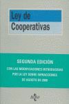 LEY DE COOPERATIVAS 2ª ED. SEPTIEMBRE 2000