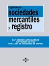 LEGISLACIÓN DE SOCIEDADES MERCANTILES Y REGISTRO