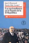 NACIONALISMOS ESPAÑA II REPUBLICA