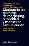 DICCIONARIO DE TERMINOS DE MARKETING, PUBLICIDAD Y MEDIOS DE COMU