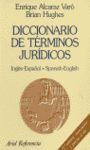 DICCIONARIO DE TERMINOS JURIDICOS, ESPAÑOL-INGLES, ENGLISH-SPANIS