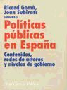 POLITICAS PUBLICAS EN ESPAÑA