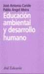 EDUCACION AMBIENTAL Y DESARROLLO HUMANO