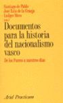 DOCUMENTOS PARA LA HISTORIA DEL NACIONALISMO VASCO