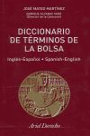 DICCIONARIO DE TERMINOS DE LA BOLSA INGLES-ESPAÑOL