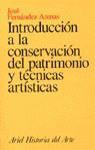 INTRODUCCION A LA CONSERVACION DEL PATRIMONIO Y TECNICAS ARTISTIC