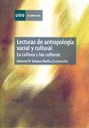 LECTURAS DE ANTROPOLOGIA SOCIAL Y CULTURA