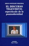 EL DISCURSO TELEVISIVO: ESPECTACULO DE LA POSMODERNIDAD