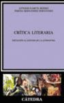 CRITICA LITERARIA: INICIACION AL ESTUDIO DE LA LITERATURA