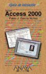 MICROSOFT ACCESS 2000