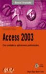 ACCESS 2003 (MANUAL AVANZADO)