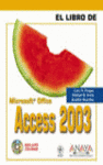 ACCESS 2003 EL LIBRO DE..