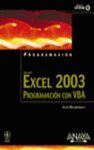 EXCEL 2003 PROGRAMACION CON VBA