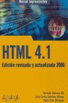 HTML 4.1 EDICION 2006