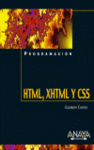 HTML, XHTML Y CSS (PROGRAMACION)