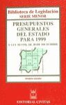 PRESUPUESTOS GENERALES DEL ESTADO 1999